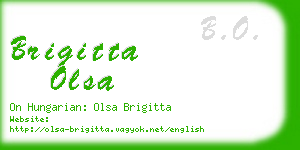 brigitta olsa business card